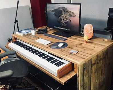 Desks Chunky Studio Furniture Built From Reclaimed Wood