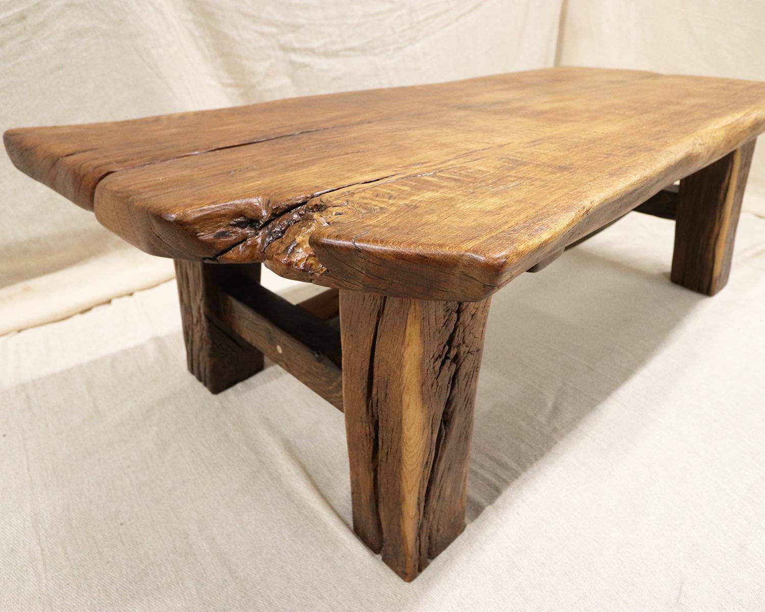 Oak coffee table